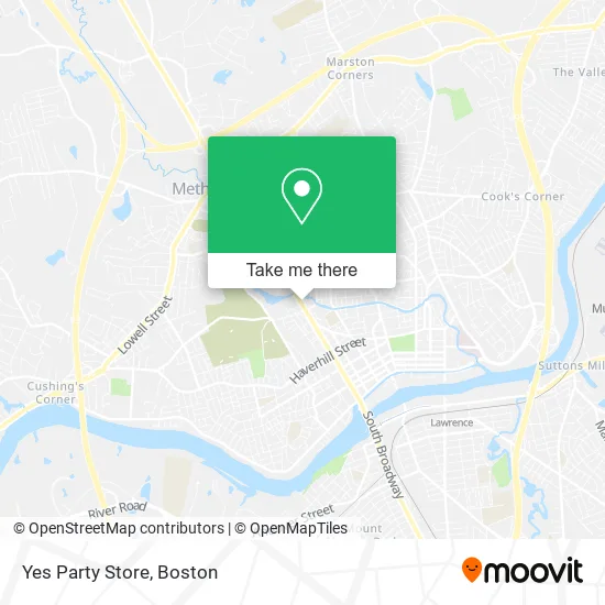 Mapa de Yes Party Store