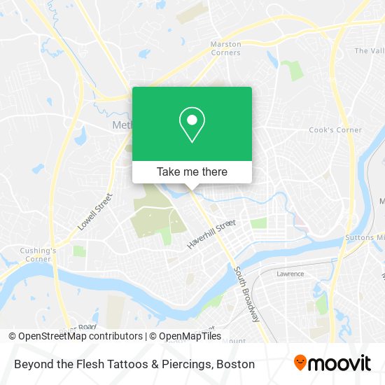 Mapa de Beyond the Flesh Tattoos & Piercings