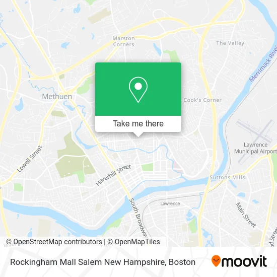 Rockingham Mall Salem New Hampshire map