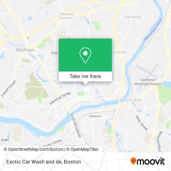 Exotic Car Wash and de map