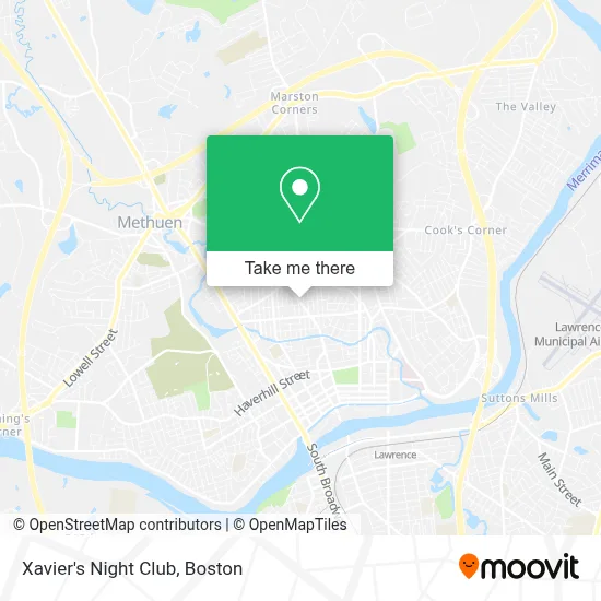 Xavier's Night Club map