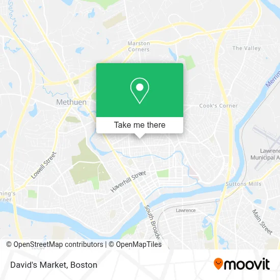 David's Market map