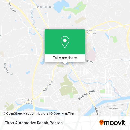 Elro's Automotive Repair map