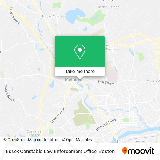 Essex Constable Law Enforcement Office map