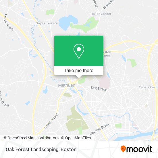 Oak Forest Landscaping map