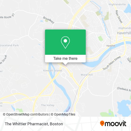 The Whittier Pharmacist map