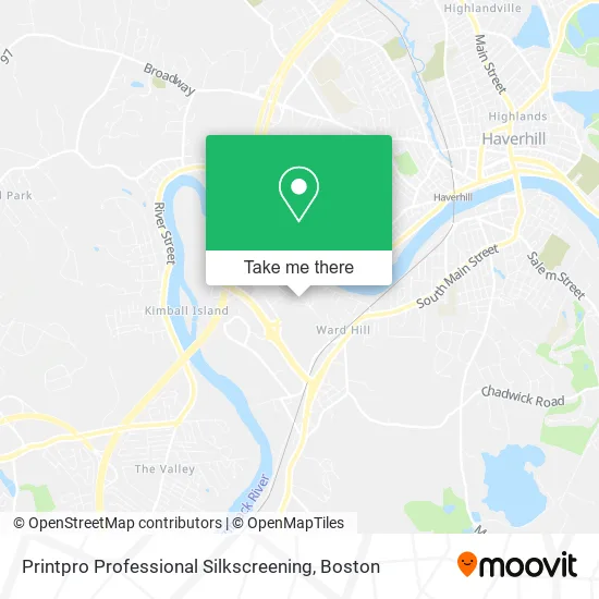 Printpro Professional Silkscreening map