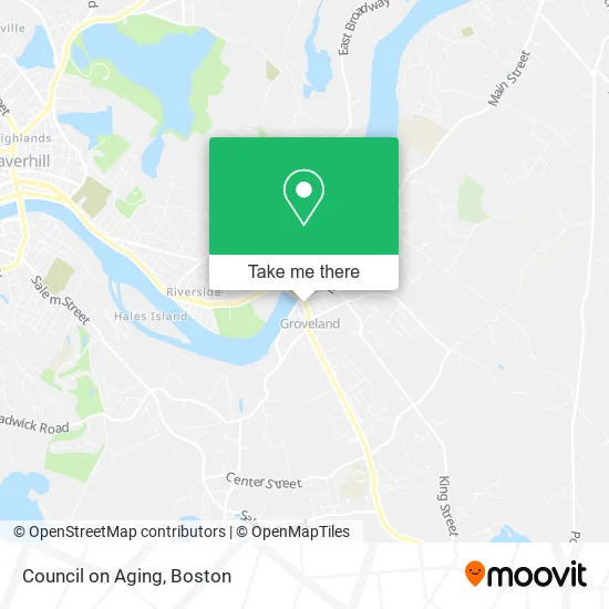 Council on Aging map