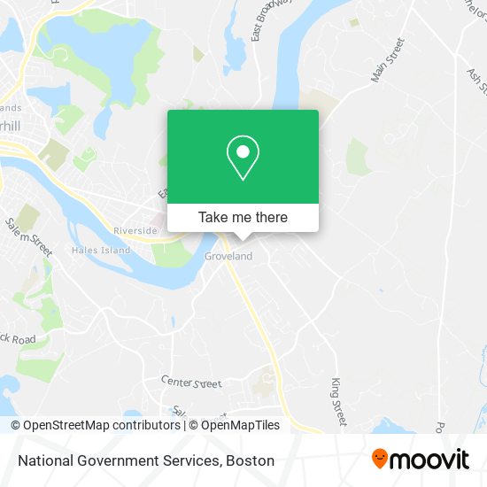 Mapa de National Government Services