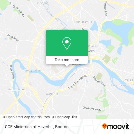 CCF Ministries of Haverhill map