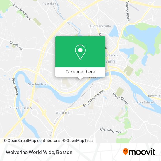 Wolverine World Wide map