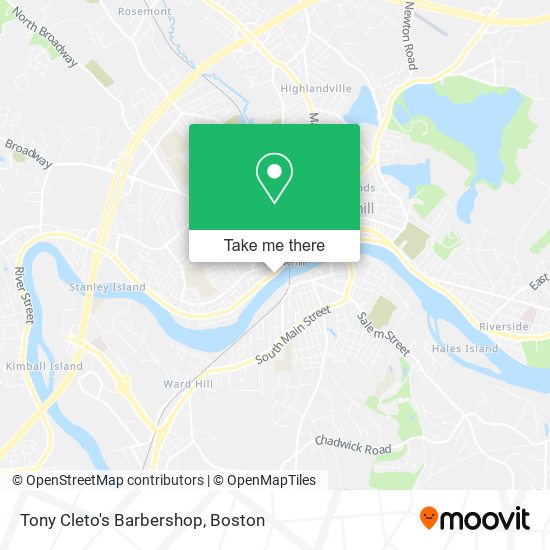 Mapa de Tony Cleto's Barbershop