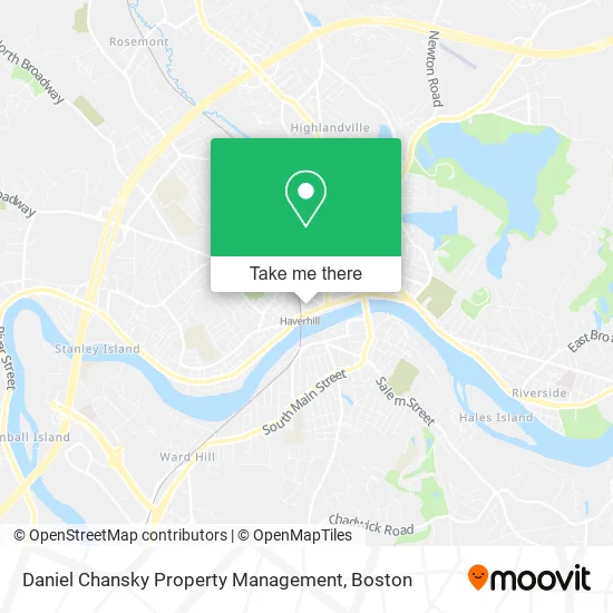 Daniel Chansky Property Management map