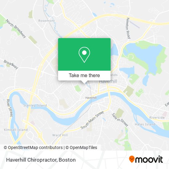 Mapa de Haverhill Chiropractor