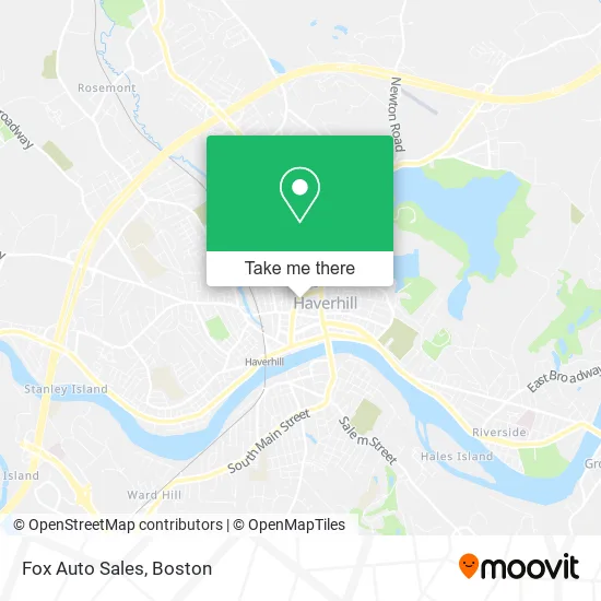 Fox Auto Sales map