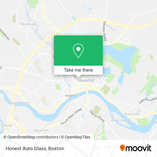 Honest Auto Glass map