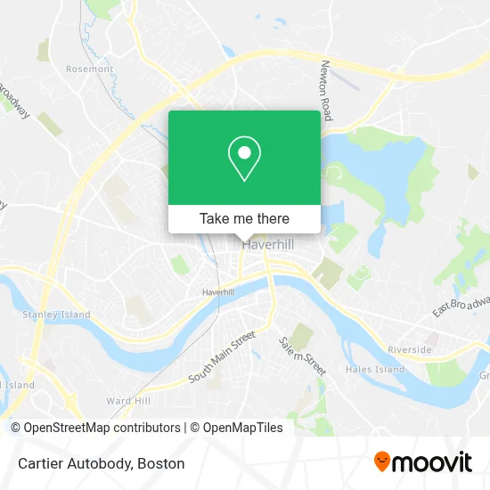 Cartier Autobody map