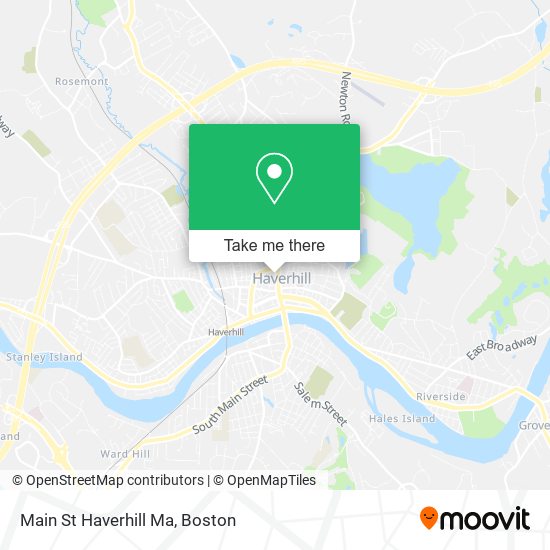 Mapa de Main St Haverhill Ma