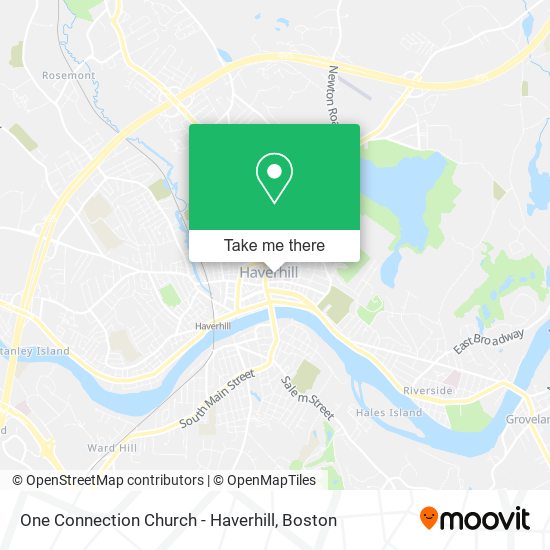 One Connection Church - Haverhill map