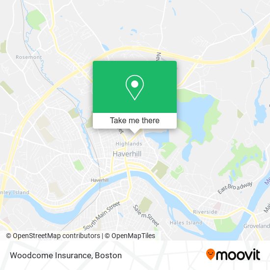 Woodcome Insurance map