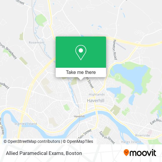 Allied Paramedical Exams map