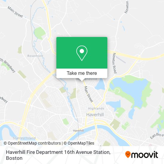Mapa de Haverhill Fire Department 16th Avenue Station