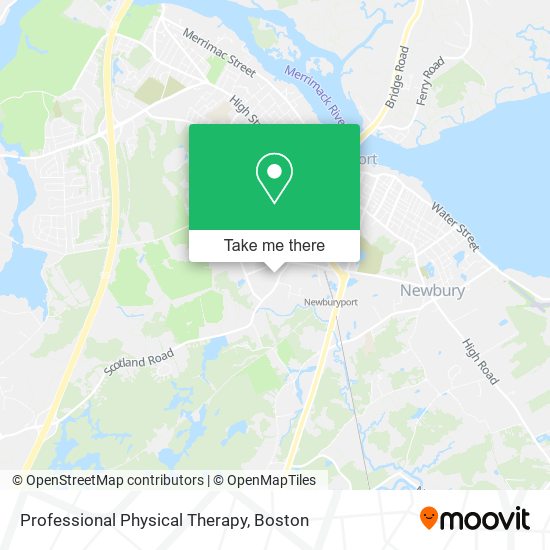 Professional Physical Therapy map