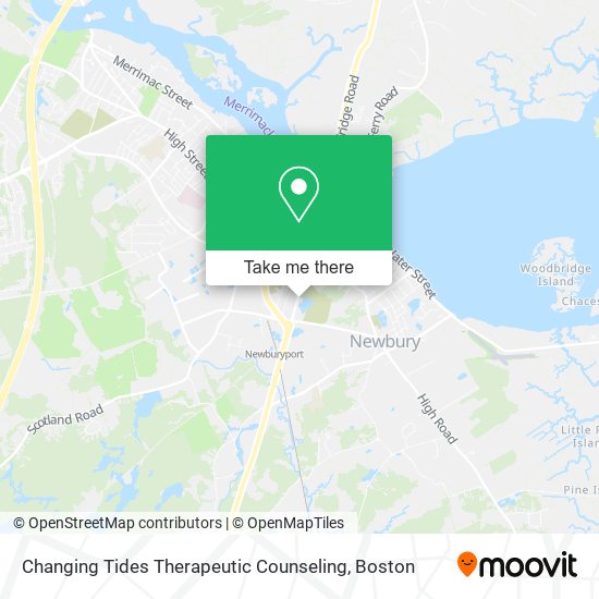 Changing Tides Therapeutic Counseling map