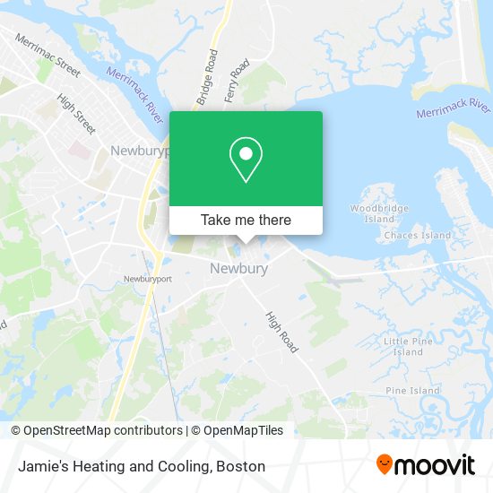 Mapa de Jamie's Heating and Cooling