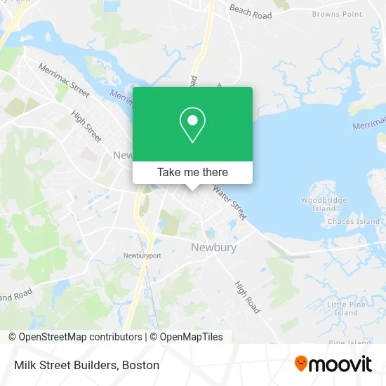 Milk Street Builders map