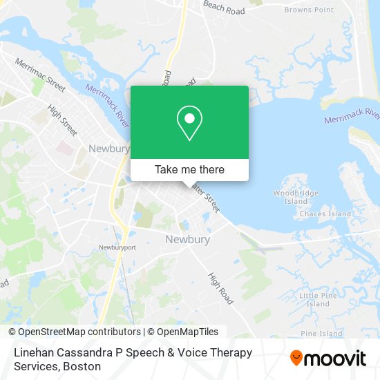 Mapa de Linehan Cassandra P Speech & Voice Therapy Services