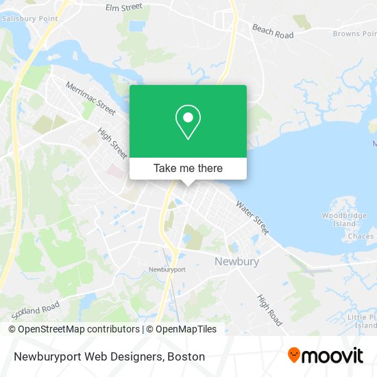 Newburyport Web Designers map