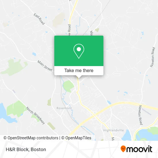 H&R Block map
