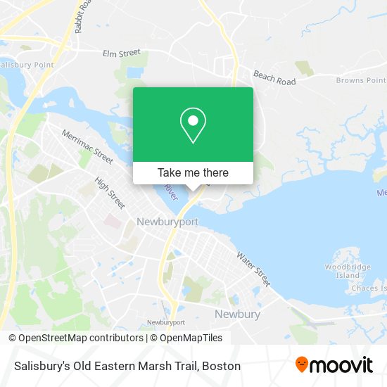 Salisbury's Old Eastern Marsh Trail map