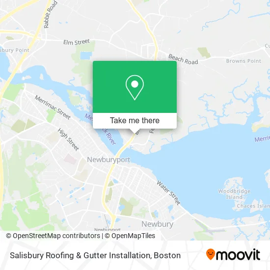 Salisbury Roofing & Gutter Installation map