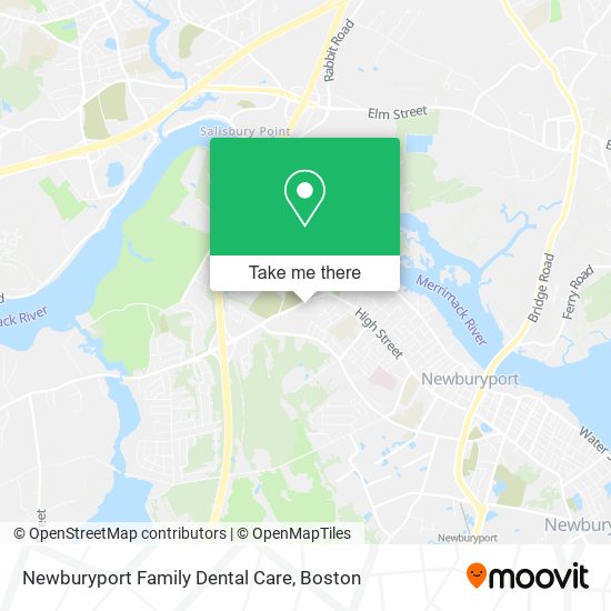 Newburyport Family Dental Care map