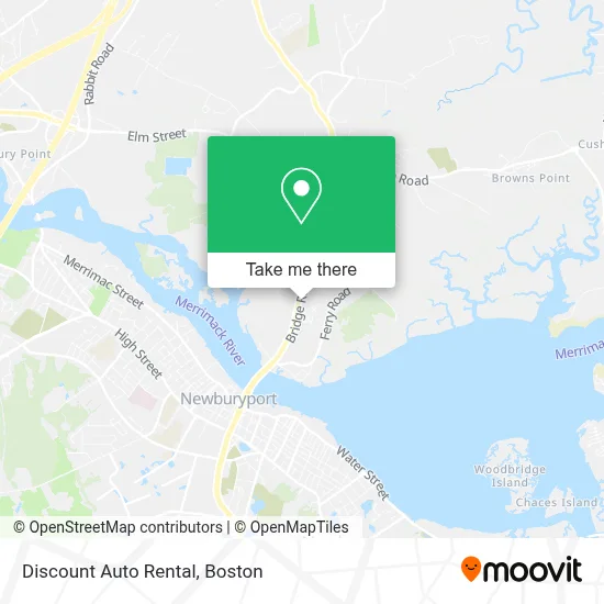Discount Auto Rental map
