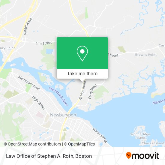 Mapa de Law Office of Stephen A. Roth