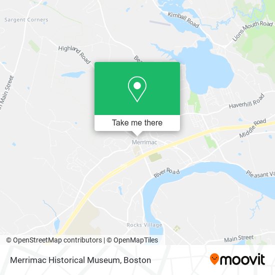 Merrimac Historical Museum map