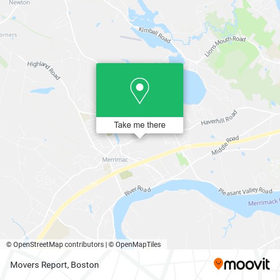 Movers Report map