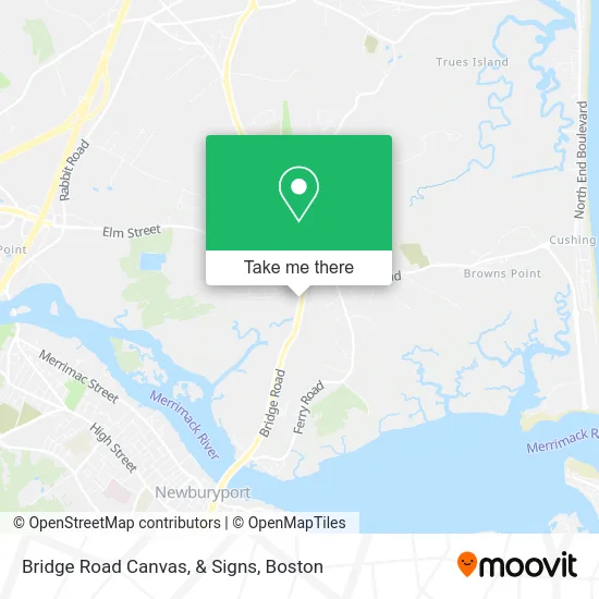 Bridge Road Canvas, & Signs map