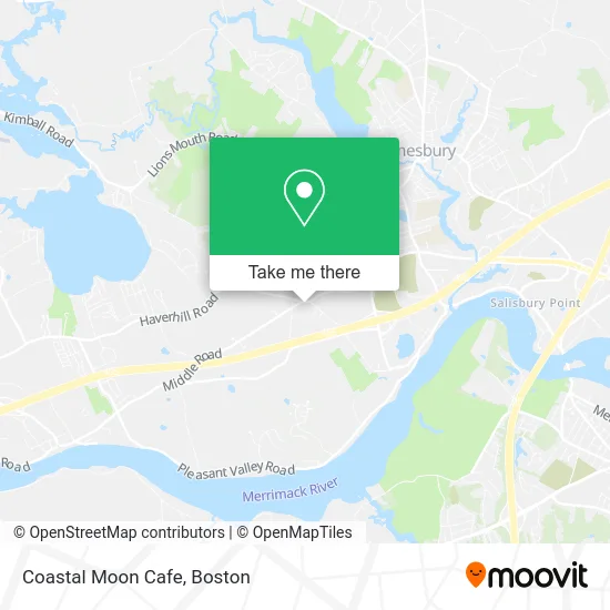 Coastal Moon Cafe map