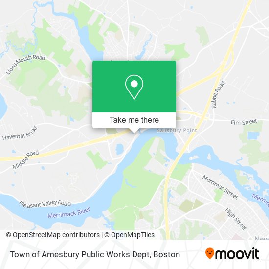 Town of Amesbury Public Works Dept map