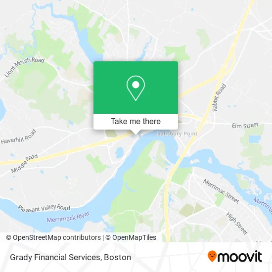 Grady Financial Services map