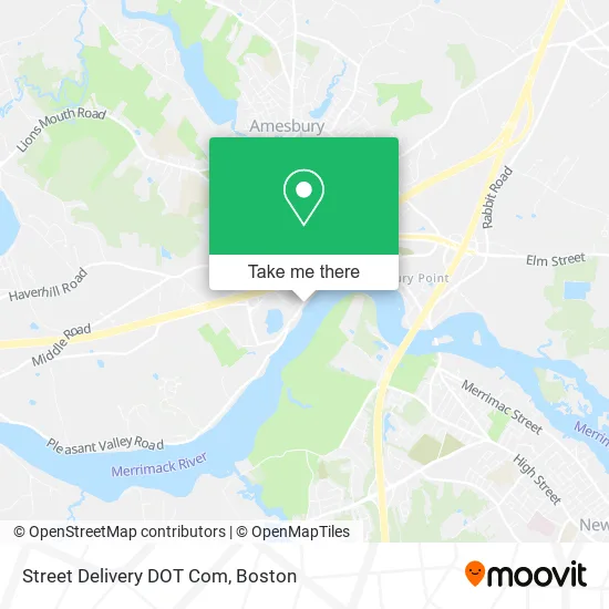 Mapa de Street Delivery DOT Com