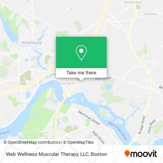 Mapa de Web Wellness Muscular Therapy, LLC