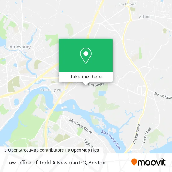 Law Office of Todd A Newman PC map
