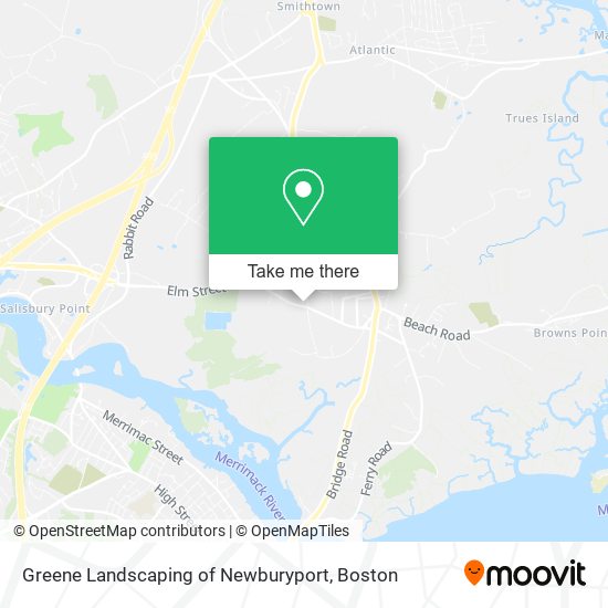 Greene Landscaping of Newburyport map
