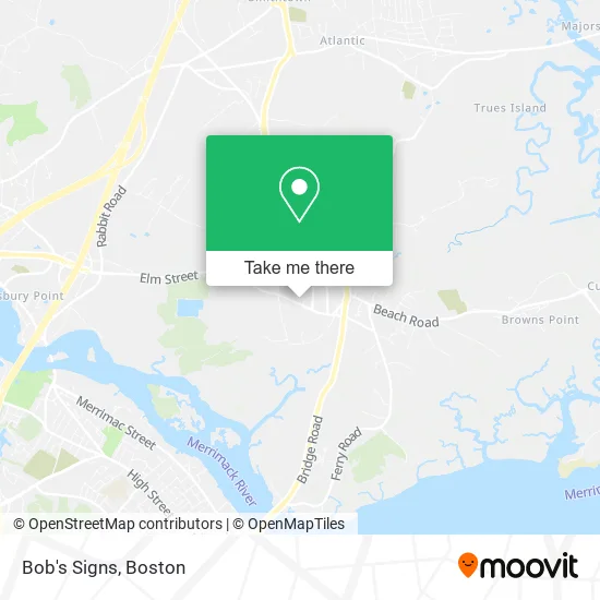 Mapa de Bob's Signs