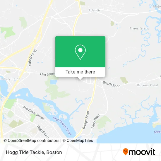 Hogg Tide Tackle map